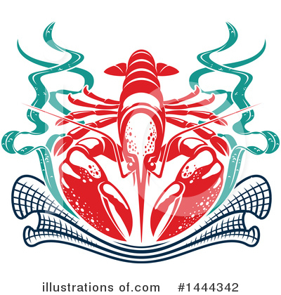 Lobster Clipart #1444342 by Vector Tradition SM