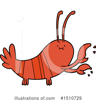 Royalty-Free (RF) Lobster Clipart Illustration by lineartestpilot - Stock Sample #1510729