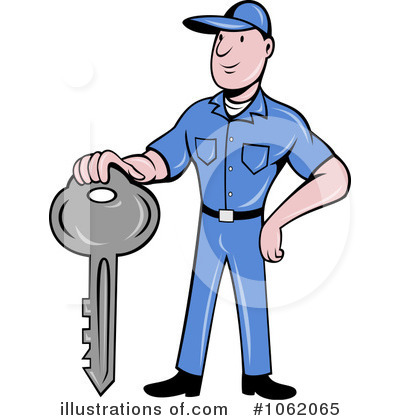 Locksmith Clipart #1062065 by patrimonio