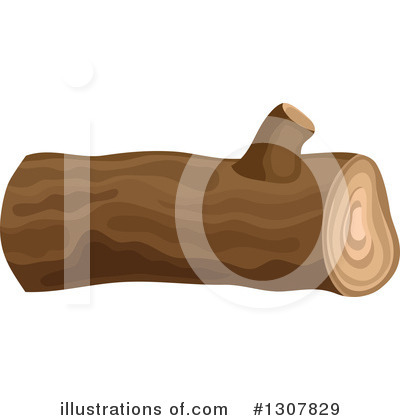 Royalty-Free (RF) Log Clipart Illustration by visekart - Stock Sample #1307829