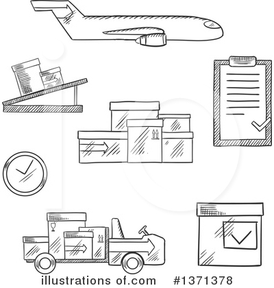 Royalty-Free (RF) Logistics Clipart Illustration by Vector Tradition SM - Stock Sample #1371378