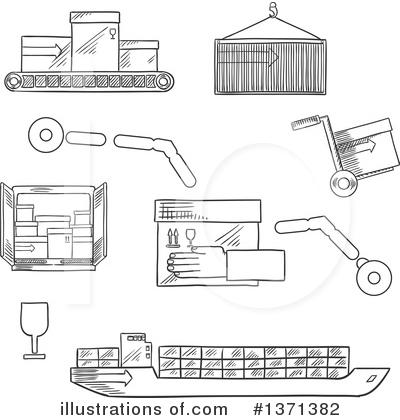 Royalty-Free (RF) Logistics Clipart Illustration by Vector Tradition SM - Stock Sample #1371382
