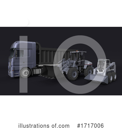 Bulldozer Clipart #1717006 by KJ Pargeter