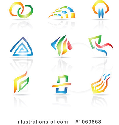 Royalty-Free (RF) Logos Clipart Illustration by cidepix - Stock Sample #1069863