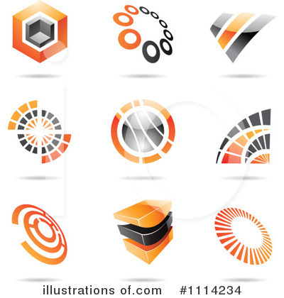 Royalty-Free (RF) Logos Clipart Illustration by cidepix - Stock Sample #1114234