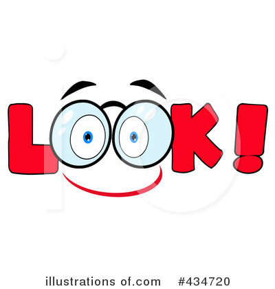 Look Clipart #434720 by Hit Toon