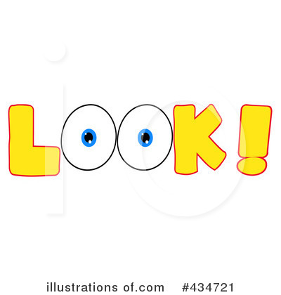 Look Clipart #434721 by Hit Toon