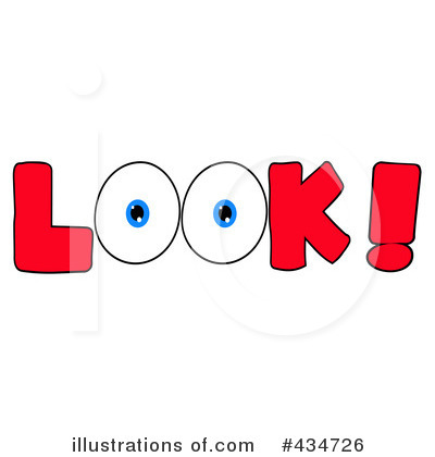 Look Clipart #434726 by Hit Toon