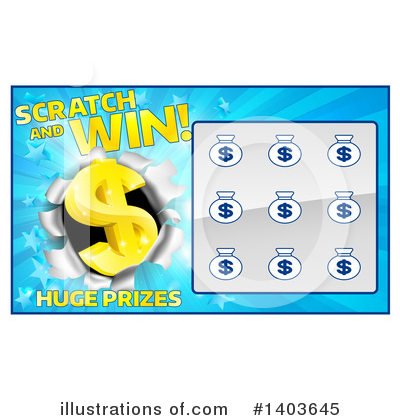 Royalty-Free (RF) Lottery Clipart Illustration by AtStockIllustration - Stock Sample #1403645
