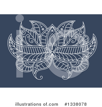 Royalty-Free (RF) Lotus Clipart Illustration by Vector Tradition SM - Stock Sample #1338078