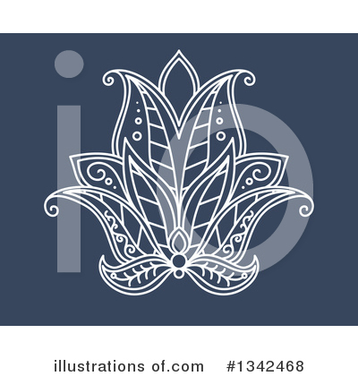 Royalty-Free (RF) Lotus Clipart Illustration by Vector Tradition SM - Stock Sample #1342468