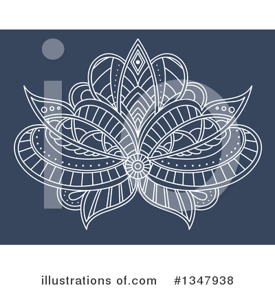 Royalty-Free (RF) Lotus Clipart Illustration by Vector Tradition SM - Stock Sample #1347938