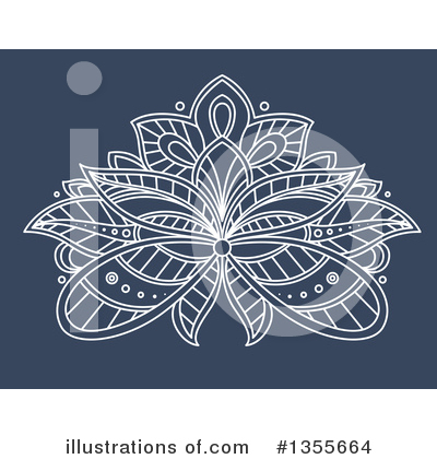Royalty-Free (RF) Lotus Clipart Illustration by Vector Tradition SM - Stock Sample #1355664
