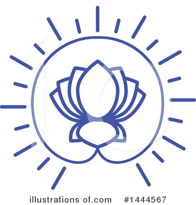 Lotus Clipart #1444567 by ColorMagic
