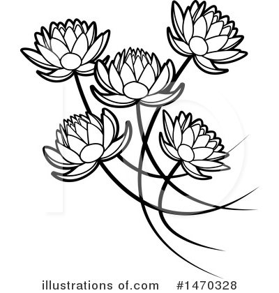 Royalty-Free (RF) Lotus Clipart Illustration by Lal Perera - Stock Sample #1470328