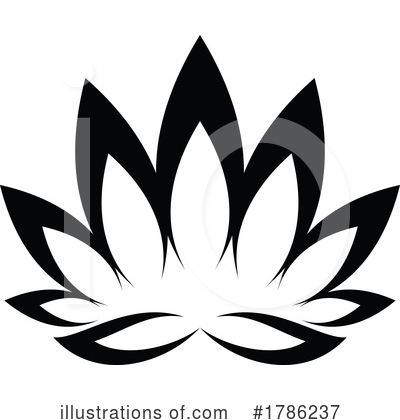 Royalty-Free (RF) Lotus Clipart Illustration by Vector Tradition SM - Stock Sample #1786237