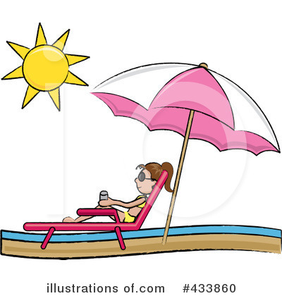 Beach Umbrella Clipart #433860 by Pams Clipart