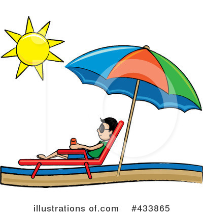 Beach Umbrella Clipart #433865 by Pams Clipart