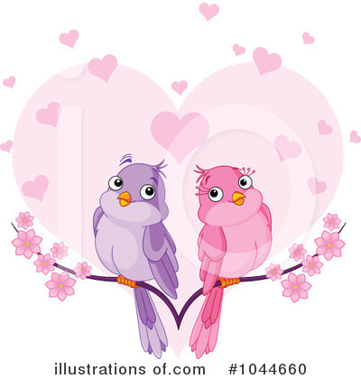 Lovebirds Clipart #1044660 by Pushkin