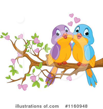 Love Birds Clipart #1160948 by Pushkin