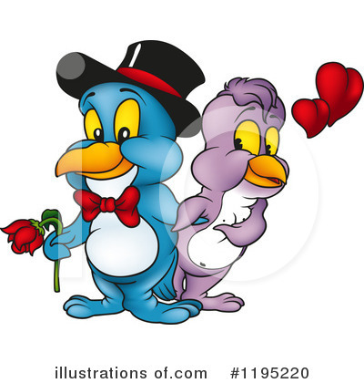 Lovebirds Clipart #1195220 by dero