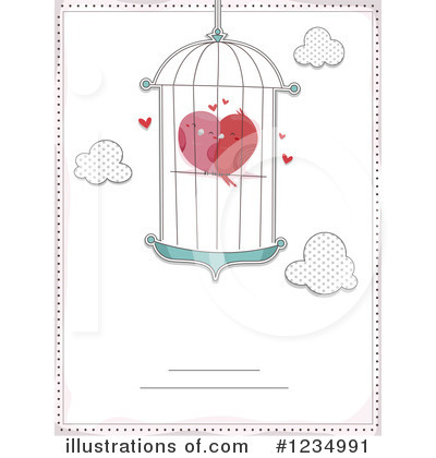 Love Birds Clipart #1234991 by BNP Design Studio