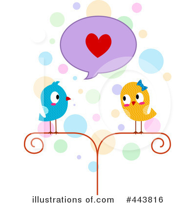 Royalty-Free (RF) Love Birds Clipart Illustration by BNP Design Studio - Stock Sample #443816