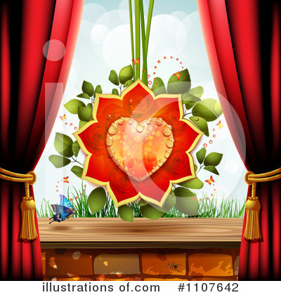 Curtains Clipart #1107642 by merlinul