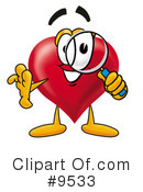 Love Heart Clipart #9533 by Mascot Junction
