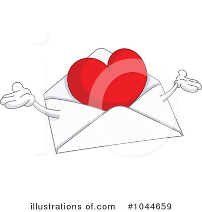 Royalty-Free (RF) Love Letter Clipart Illustration by yayayoyo - Stock Sample #1044659