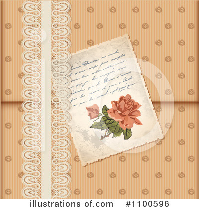 Royalty-Free (RF) Love Letter Clipart Illustration by Eugene - Stock Sample #1100596