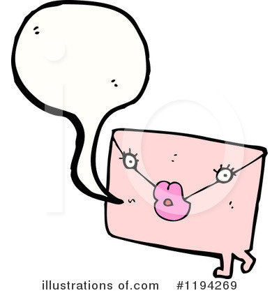 Royalty-Free (RF) Love Letter Clipart Illustration by lineartestpilot - Stock Sample #1194269