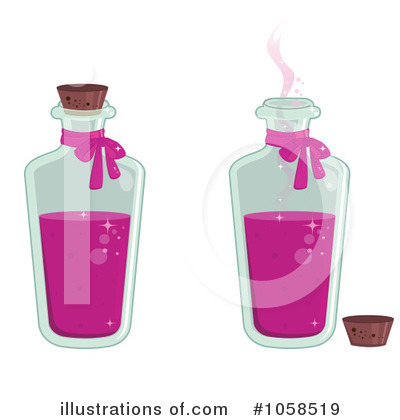 Royalty-Free (RF) Love Potion Clipart Illustration by Melisende Vector - Stock Sample #1058519