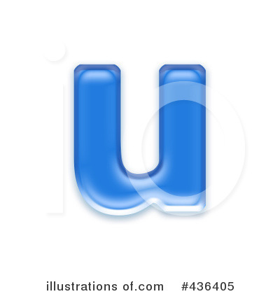 Royalty-Free (RF) Lowercase Blue Letter Clipart Illustration by chrisroll - Stock Sample #436405