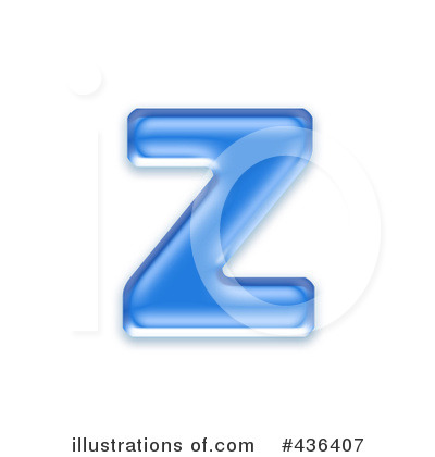 Royalty-Free (RF) Lowercase Blue Letter Clipart Illustration by chrisroll - Stock Sample #436407