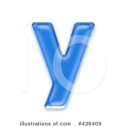 Royalty-Free (RF) Lowercase Blue Letter Clipart Illustration by chrisroll - Stock Sample #436409