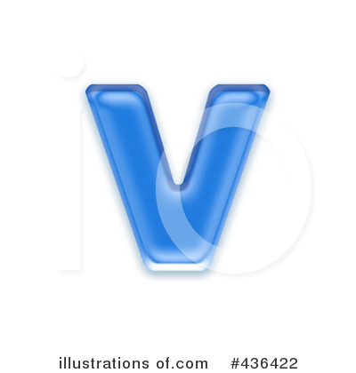 Royalty-Free (RF) Lowercase Blue Letter Clipart Illustration by chrisroll - Stock Sample #436422