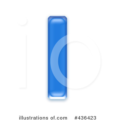 Royalty-Free (RF) Lowercase Blue Letter Clipart Illustration by chrisroll - Stock Sample #436423