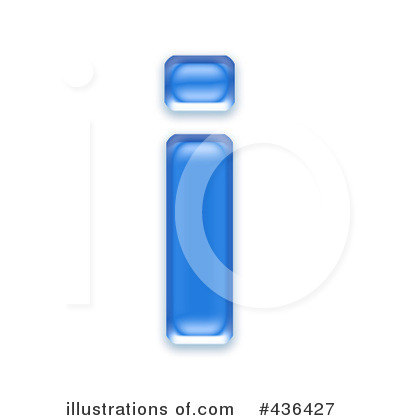 Royalty-Free (RF) Lowercase Blue Letter Clipart Illustration by chrisroll - Stock Sample #436427