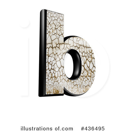 Royalty-Free (RF) Lowercase Cracked Earth Letter Clipart Illustration by chrisroll - Stock Sample #436495