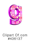 Lowercase Pink Burst Letter Clipart #436137 by chrisroll