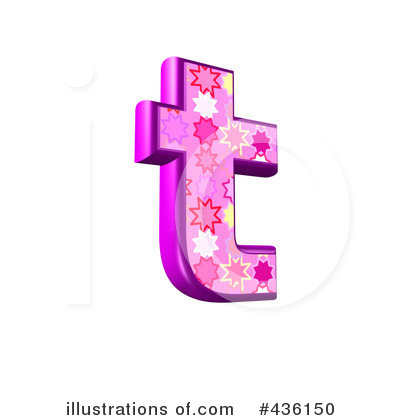 Lowercase Pink Burst Letter Clipart #436150 by chrisroll