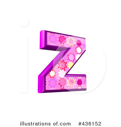 Royalty-Free (RF) Lowercase Pink Burst Letter Clipart Illustration by chrisroll - Stock Sample #436152