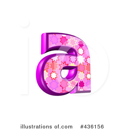 Royalty-Free (RF) Lowercase Pink Burst Letter Clipart Illustration by chrisroll - Stock Sample #436156