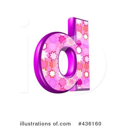 Royalty-Free (RF) Lowercase Pink Burst Letter Clipart Illustration by chrisroll - Stock Sample #436160
