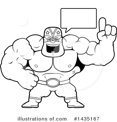 Royalty-Free (RF) Luchador Clipart Illustration by Cory Thoman - Stock Sample #1435167