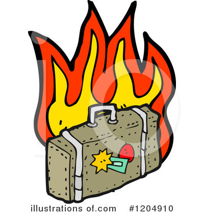 Royalty-Free (RF) Luggage Clipart Illustration by lineartestpilot - Stock Sample #1204910