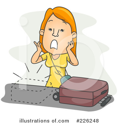 Royalty-Free (RF) Luggage Clipart Illustration by BNP Design Studio - Stock Sample #226248