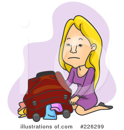 Royalty-Free (RF) Luggage Clipart Illustration by BNP Design Studio - Stock Sample #226299