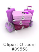 Luggage Clipart #39553 by Frank Boston
